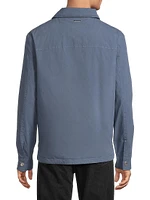 Garment-Dye Padded Shirt Jacket