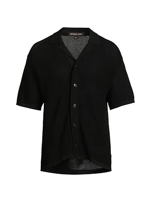 Cotton Mesh Shirt