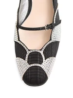 Bowow 45MM Pumps Moirè Fabric with Crystals