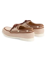 Palm Avenue Canvas and Nappa Boat Shoes