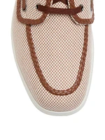 Palm Avenue Canvas and Nappa Boat Shoes