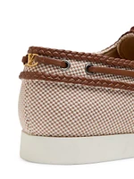 Palm Avenue Canvas and Nappa Boat Shoes