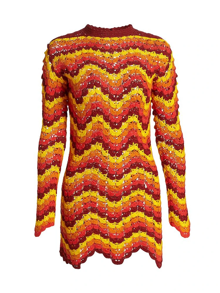Safi Chevron Minidress