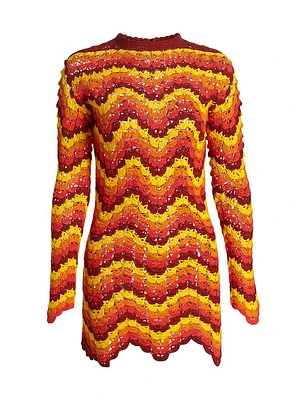 Safi Chevron Minidress