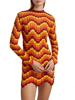 Safi Chevron Minidress