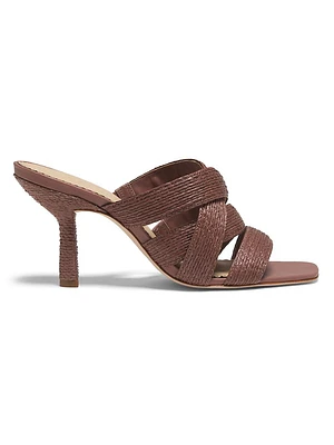 Dina 80MM Raffia Sandals