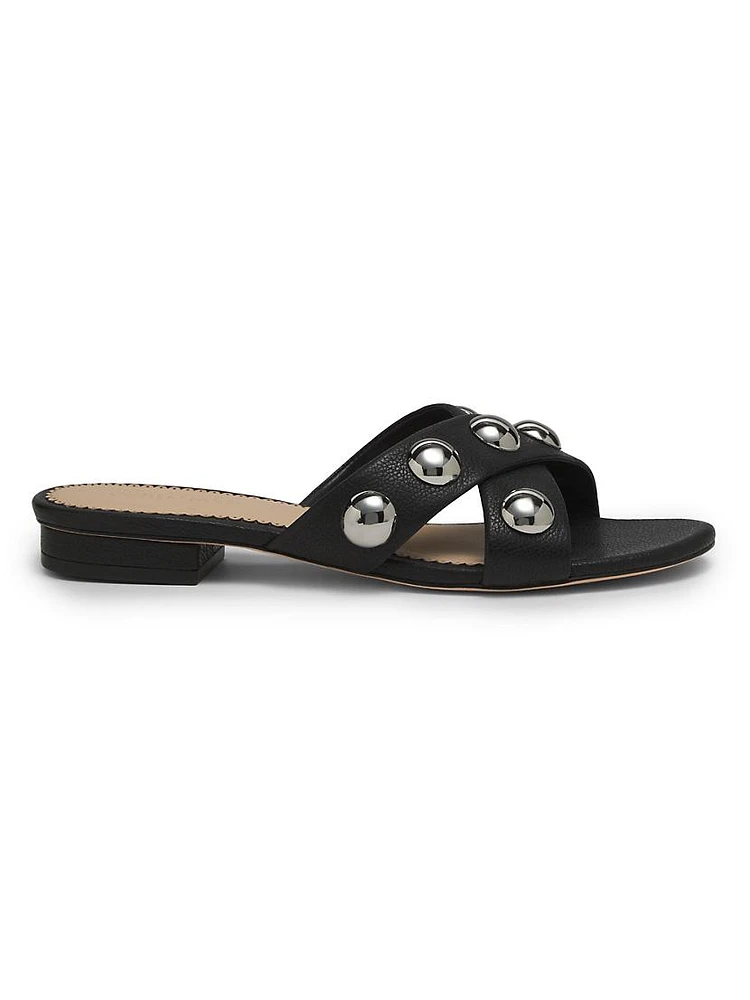 Grace Studded Leather Sandals