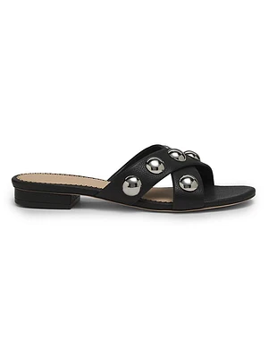 Grace Studded Leather Sandals