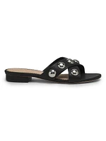 Grace Studded Leather Sandals