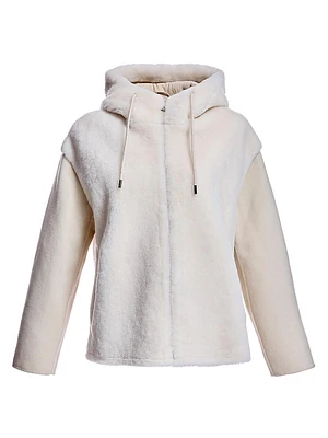 Shearling Lamb and Wool Jacket