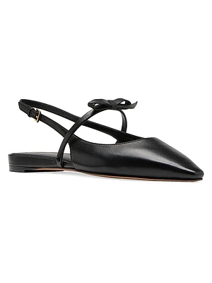 Carolina Leather Slingback Flats