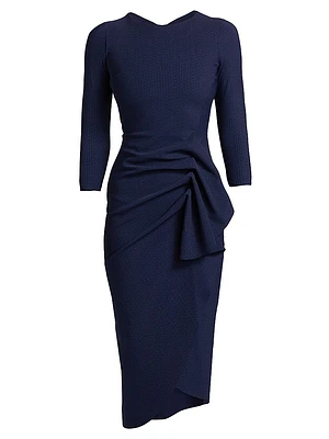 Wang Ruffle Cocktail Dress