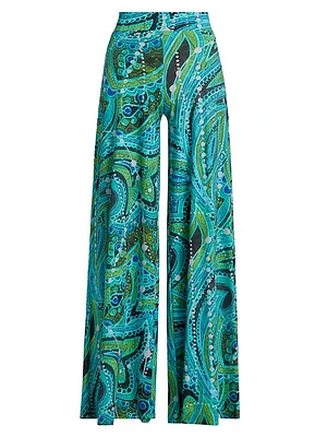 Skyla Relaxed Printed Pants