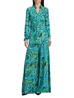 Skyla Relaxed Printed Pants