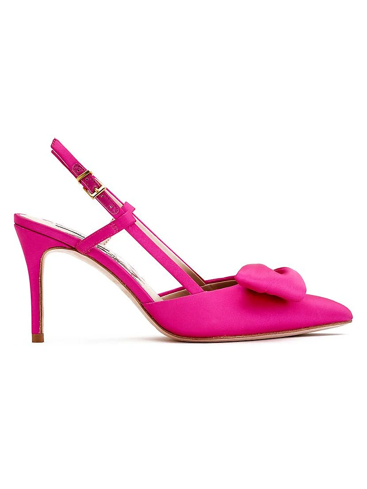 Lenox Obi-Bow 85MM Satin Pumps