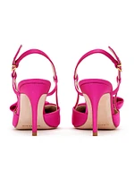 Lenox Obi-Bow 85MM Satin Pumps
