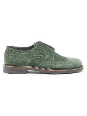 Suede Brogues