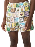 Postcards From Portugal Postport Mid-Length Board Shorts
