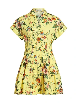 Nash Floral Poplin Cotton Shirtdress