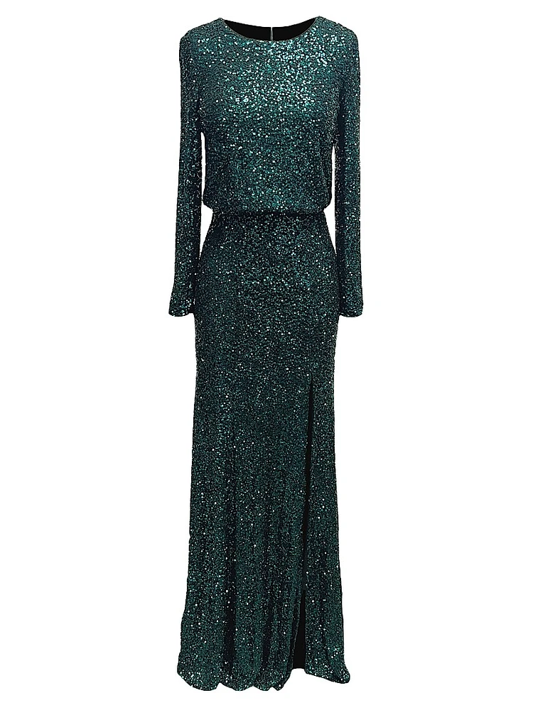 Mischa Sequined Gown