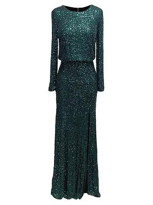 Mischa Sequined Gown