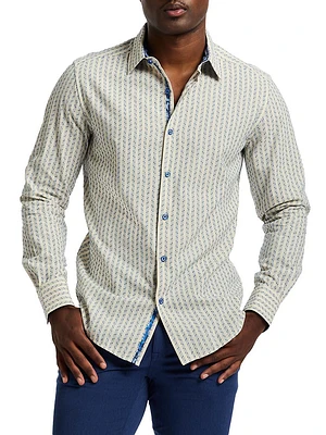 Senegal Woven Button-Front Shirt