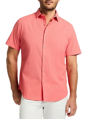 Thresher Stretch-Cotton Button-Front Shirt