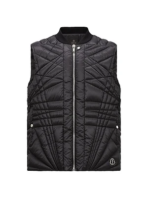 Moncler + Rick Owens Megapenta Flight Puffer Vest