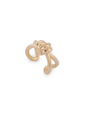 18K Gold-Plated Sterling Silver Knot Ring