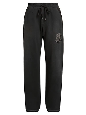 Cotton Wide-Leg Sweatpants