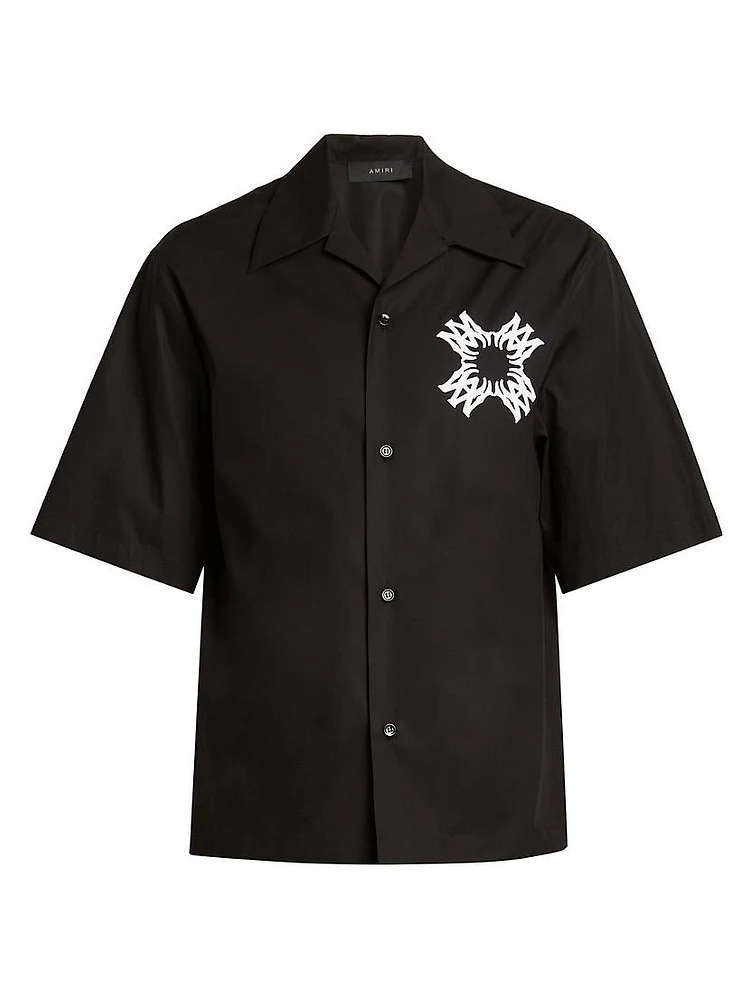 Graphic Logo Bowling Shirt