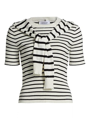 Twain Short-Sleeve Sweater