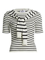 Twain Short-Sleeve Sweater