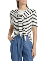 Twain Short-Sleeve Sweater
