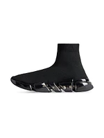 Men's Speed 2.0 Full Clear Sole Graffiti Recycled Knit Sneakers