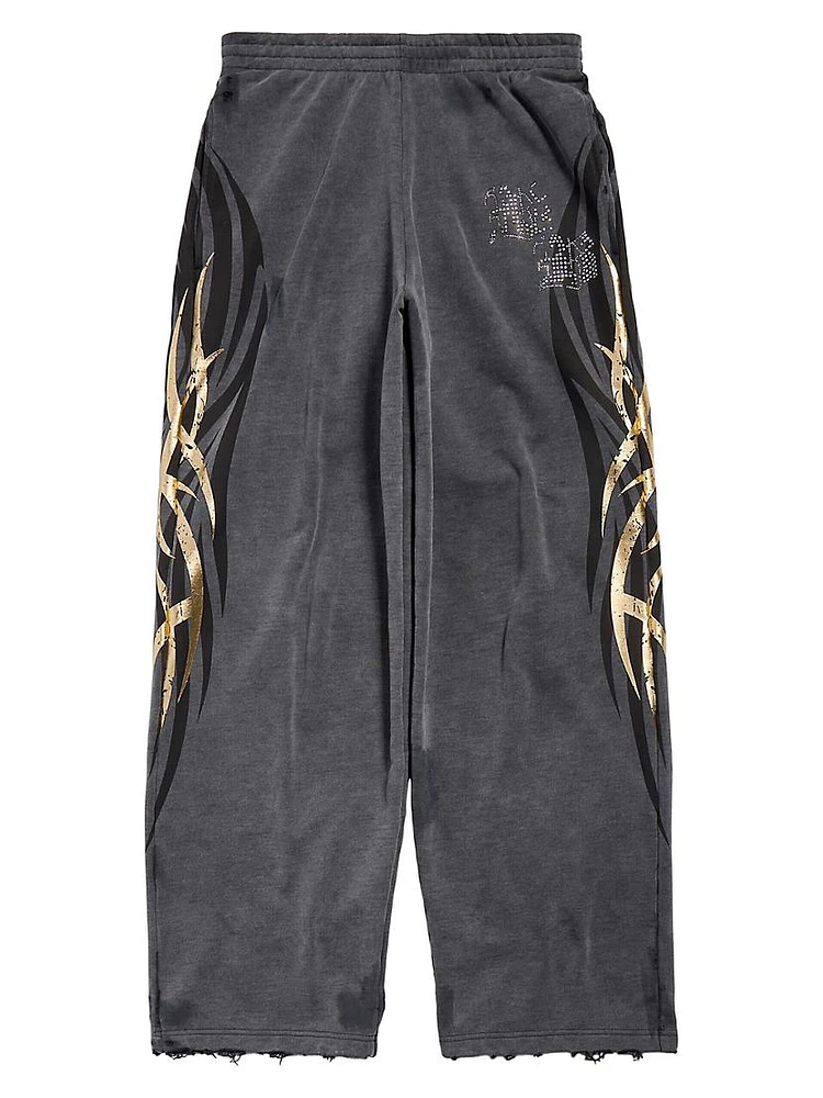 Tacky Gold Baggy Sweatpants
