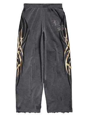 Tacky Gold Baggy Sweatpants