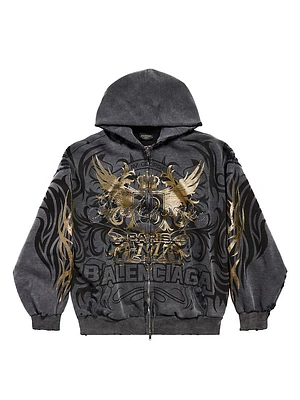 Tacky Gold Zip-Up Hoodie Regular Fit