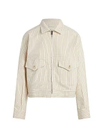 The Robert Striped Cotton Jacket