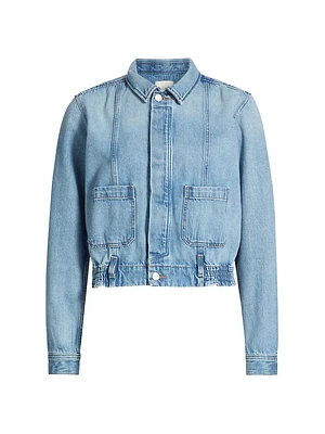 Juliet Cropped Denim Jacket