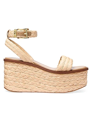 Sandra 90MM Jute-Wrapped Flatform Sandals