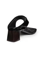 Marella 45MM Leather Block-Heel Sandals