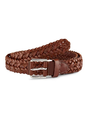 Braided Leather 25MM Belt