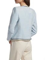 Lark Collarless Tweed Jacket