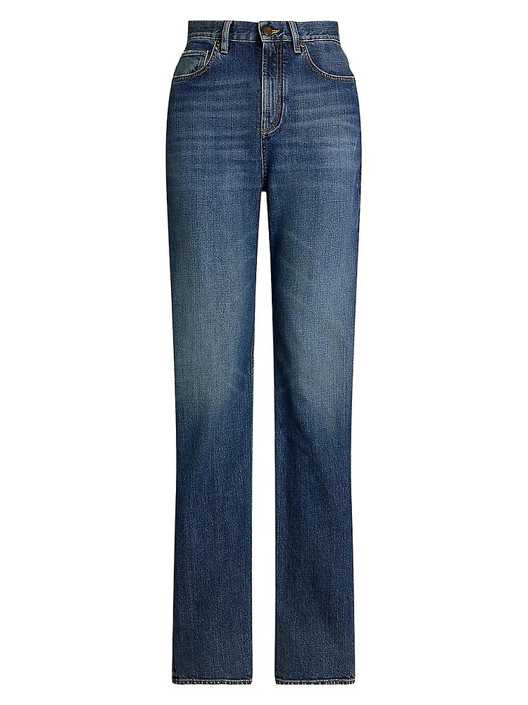 Nova Mid-Rise Straight Jeans