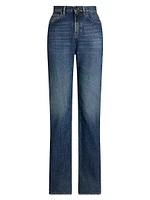 Nova Mid-Rise Straight Jeans