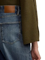 Nova Mid-Rise Straight Jeans