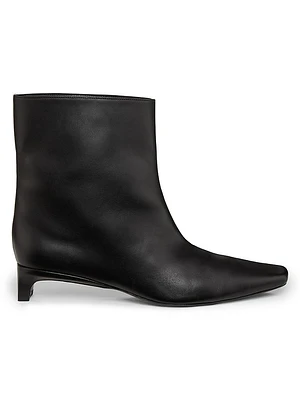Celine 35MM Leather Ankle Boots