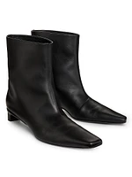 Celine 35MM Leather Ankle Boots