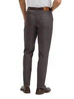 Garment Dyed Italian Fit Five Pocket Trousers